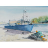 DZIWNÓW-PORT (2022) 40x50cm. Olszewski Tomasz