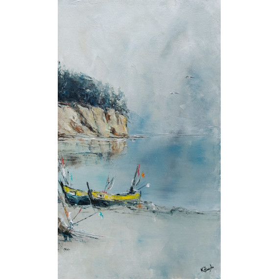 PASTELOWY KLIF (2022) 50cmx30cm Żórańska Kinga