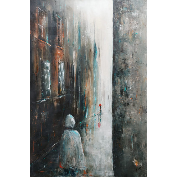 PODĄŻAJĄC ZA MARZENIEM (2021) 120cmx80cm Żórańska Kinga