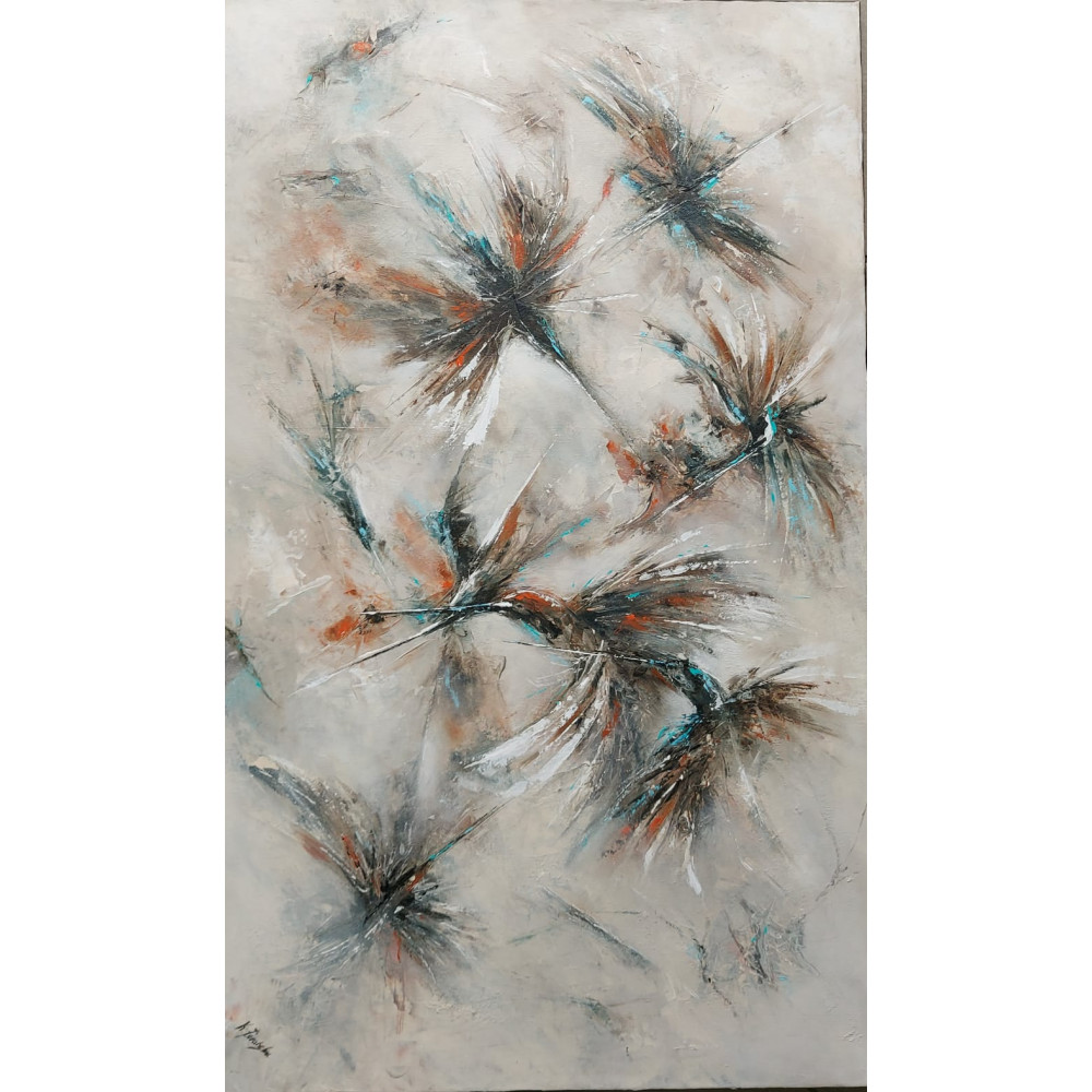 KOLIBRY I (2021) 100cmx60cm Żórańska Kinga