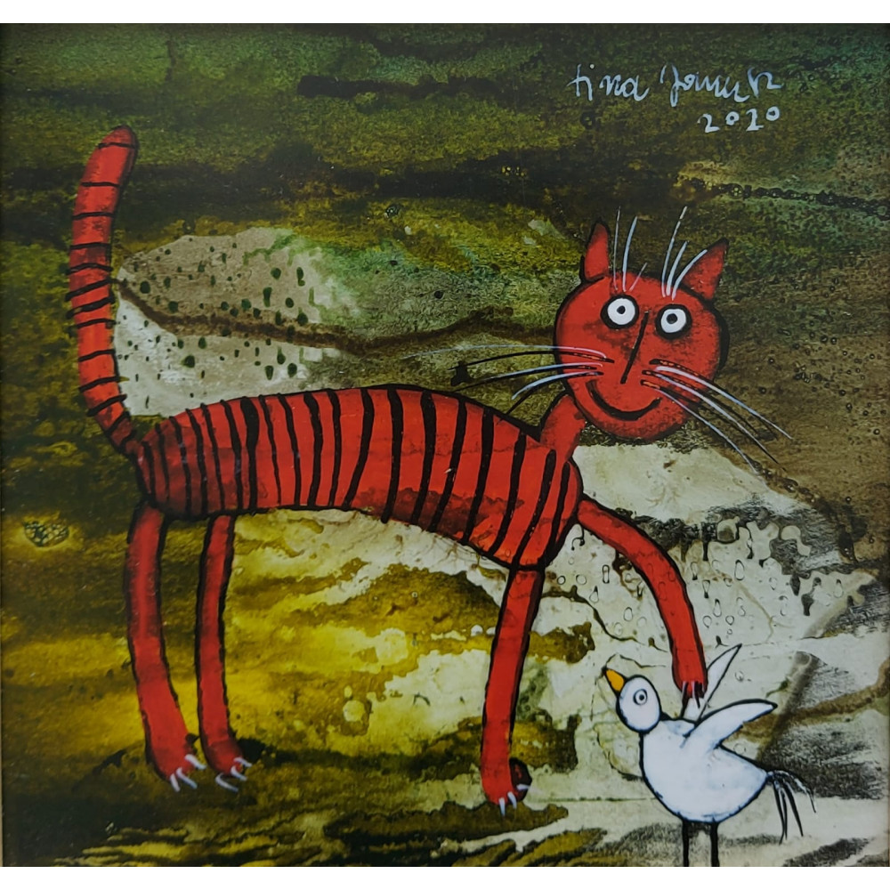 ZABAWA Z GĄSKA 24cmx25cm Janusz Klementyna