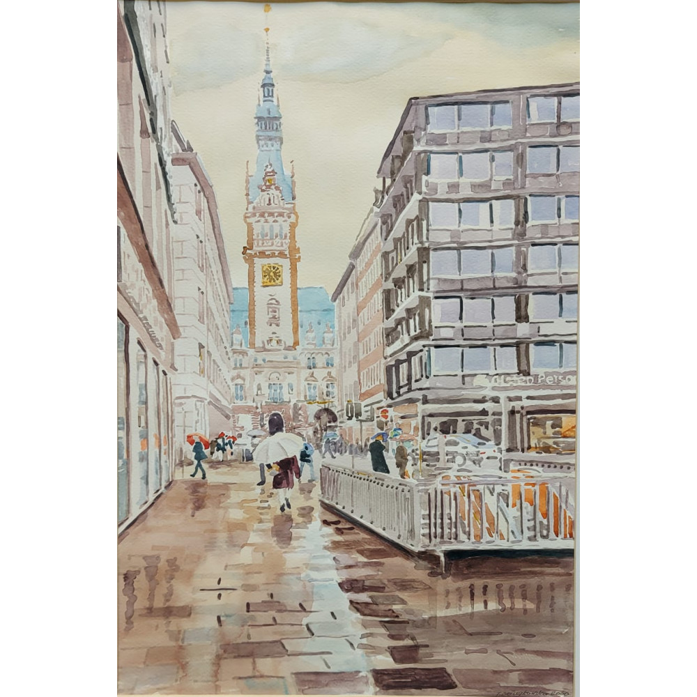 HAMBURG (2000) 70cmx50cm Teresa Bełczykowska