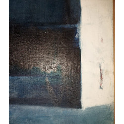 MARTWA NATURA Z TELEWIZORKIEM (2000) 80cmx110cm Marek Silwoński