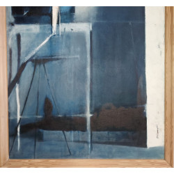 MARTWA NATURA Z TELEWIZORKIEM (2000) 80cmx110cm Marek Silwoński