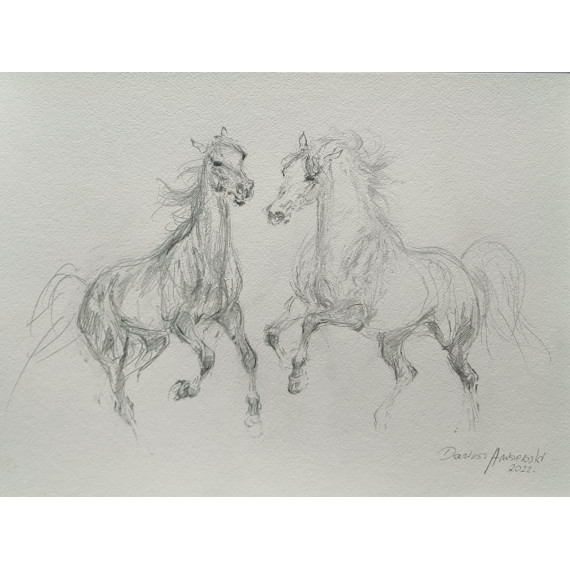 TANIEC (2022) 30×42cm Aniszewski Dariusz