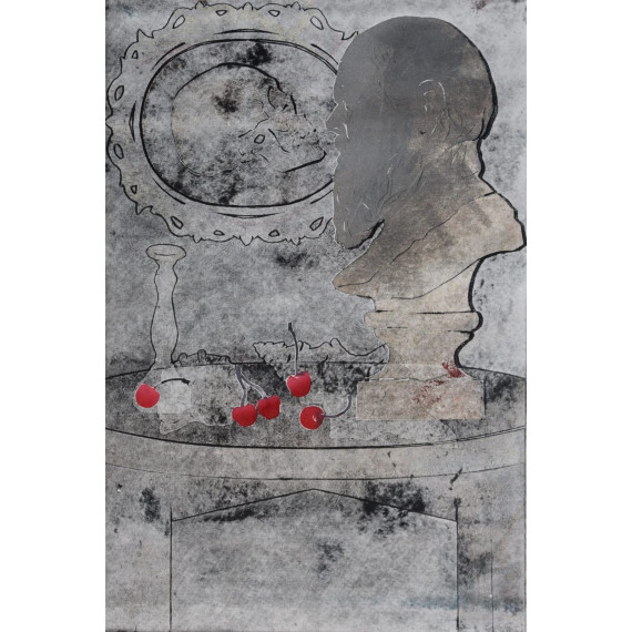 CZEREŚNIE (2020) 70cmx50cm Jan Bosak