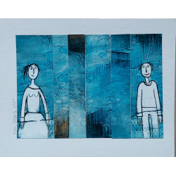 TAK BLISKO...TAK DALEKO 20cmx26cm 