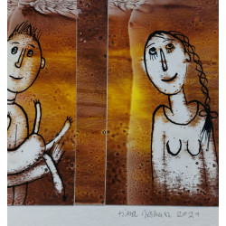 TAK BLISKO...TAK DALEKO II 20cmx26cm 