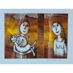 TAK BLISKO...TAK DALEKO II 20cmx26cm 