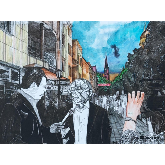 WYWIAD Z... 30×40cm - PRINT 1/10 autorstwa Sebastian Krawczak