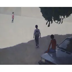 POROZMAWIAJ Z NIĄ (2023) 80×100cm - OLEJ NA PŁÓTNIE