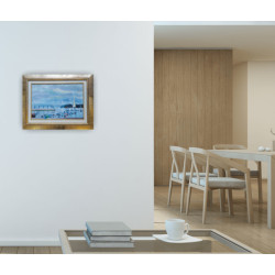 POCHMURNE NIEBO NAD MARINA (2004r) 38×55cm