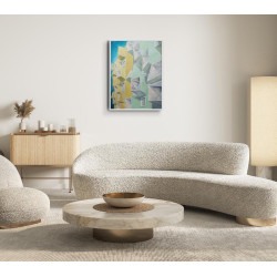 Balkony, 60x80cm wykonany techniką Olej na płótnie