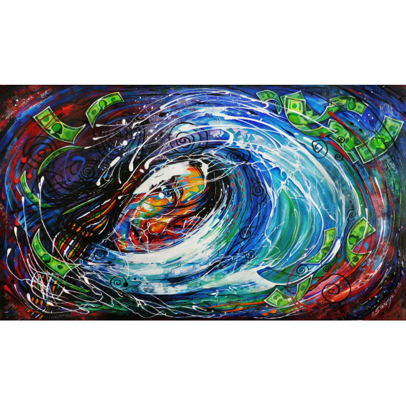 Fortuna 70x110cm- Akryl na płótnie