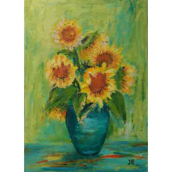 Słoneczniki - 60x50cm