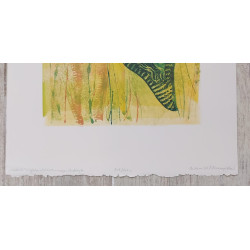 "Ryba jeziorna relaksująca się" Grafika autorstwa Barbary Leszczyńskiej