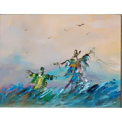 "Strachy polne "(2024) -  28×34cm - Florian Kohut