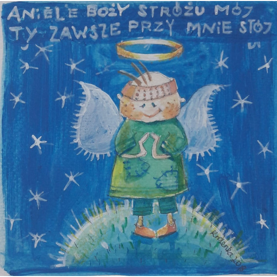 Anioł z modlitwą Krasuska Alexandra (Krolenka)