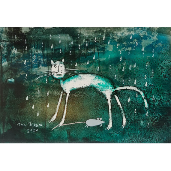 Kot z Myszką Janusz Klementyna