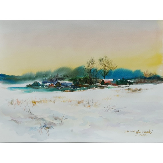 Morawy Zimą Aniszewski Dariusz