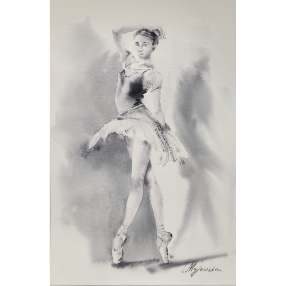 Ulotny moment,30×20cm/w passpartou 40×30cm Majewska Tatiana