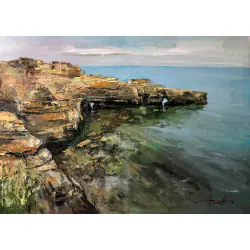 Pejzaż - Algarve - Portugalia 70x50 cm | Henadzy Havartsou