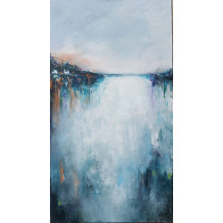 PEJZAŻ I (2022) 90cmx50cm Żórańska Kinga