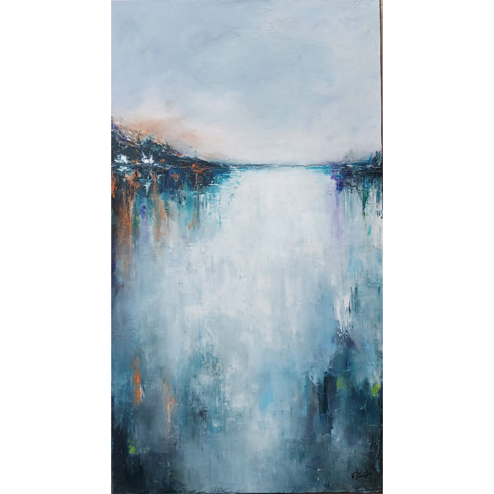 PEJZAŻ I (2022) 90cmx50cm Żórańska Kinga