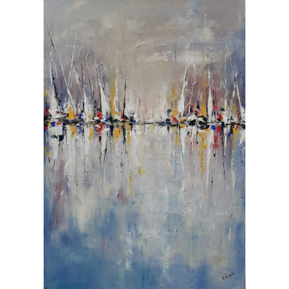 W poświacie brzasku 100×70cm Żórańska Kinga