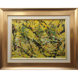 Obraz Żółta Abstrakcja | 51×65cm | Wiesław Grzech