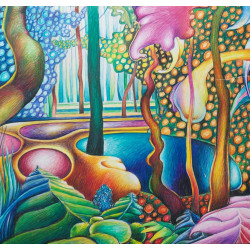 ŹRÓDŁO MŁODOŚCI 51cmx76cm Jacek Tarnowski