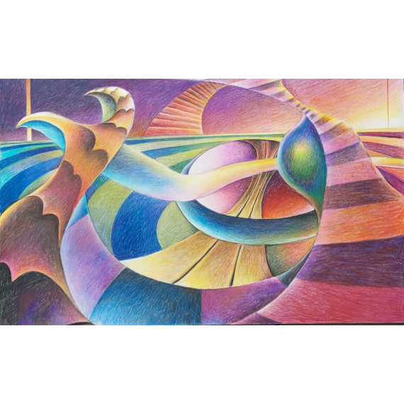 KAMELAEON NA WAKACJACH 37cmx60cm Jacek Tarnowski