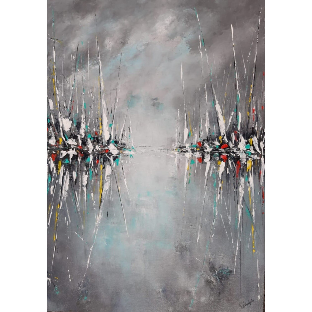 Spokojna przystań 100×70cm Żórańska Kinga