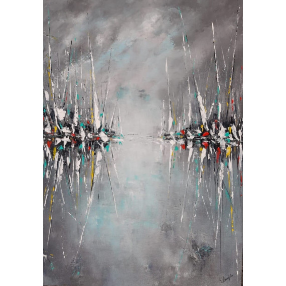 Spokojna przystań 100×70cm Żórańska Kinga