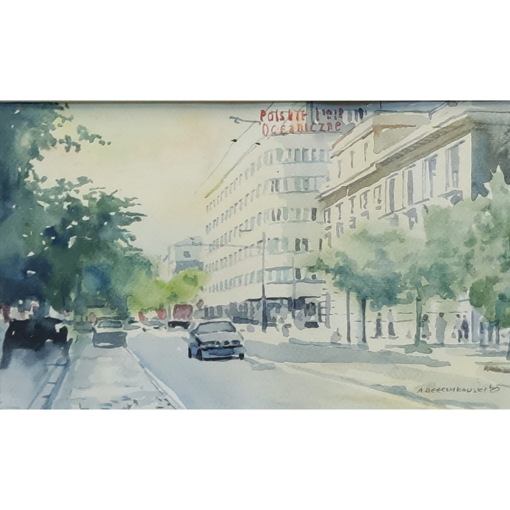 Gdynia 10 Lutego PLO,30×40cm Bełczykowski Artur