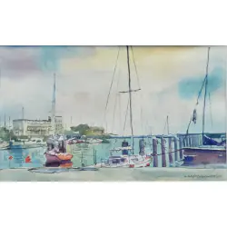 Gdynia Szkoła Morska,30×40cm Bełczykowski Artur