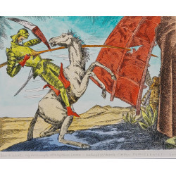 Don Kichot wg. Drzeworytu Władysława Lama | 30cmx40cm