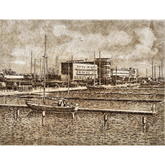 Gdynia - Akademia Morska,22×28cm Górecki Wojciech