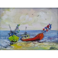 Kutry na brzegu 27cmx33cm Kohut Florian