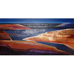 Night river, z cyklu Waterland Bilecka Marta