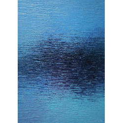 Woda - 70x50cm -  Akryl na płótnie | Krzysztof Łozowski