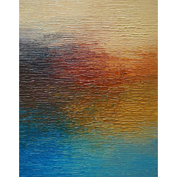 Woda VIII | 50×40 cm - Akryl na płótnie | Krzysztof Łozowski