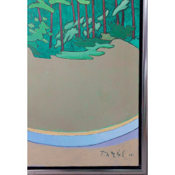 GDYNIA. KAMIENNA GÓRA (2020) 97×130 cm. - Akryl na płótnie