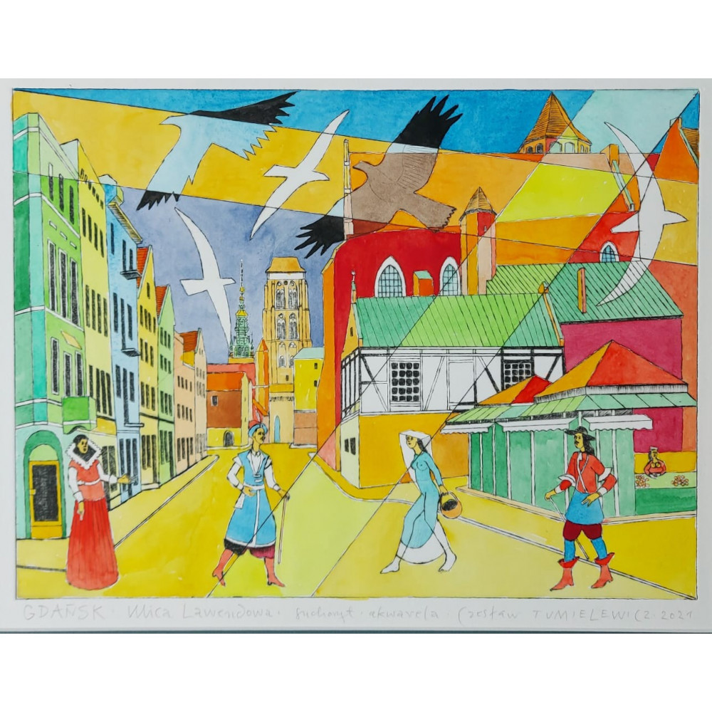 GDAŃSK, ULICA LAWENDOWA Tumielewicz Czesław