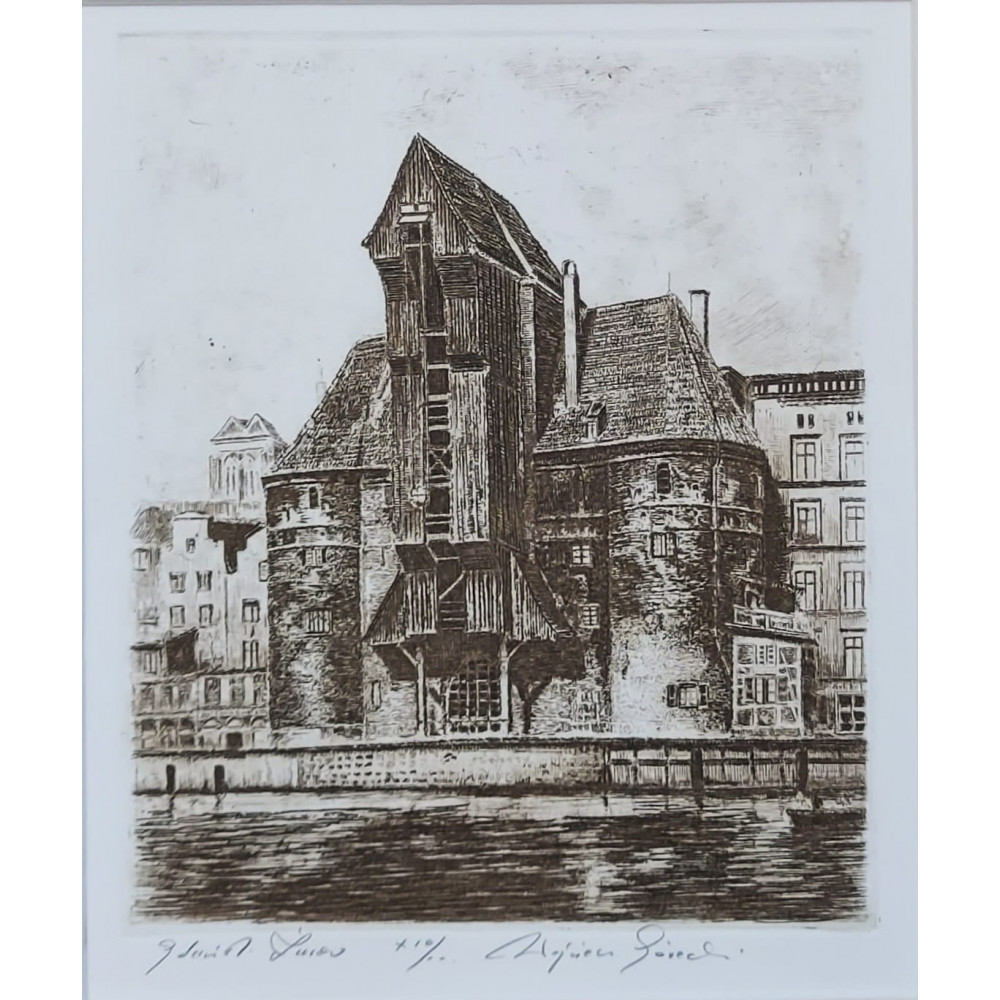 Gdańsk - Żóraw,30,x24cm. Górecki Wojciech