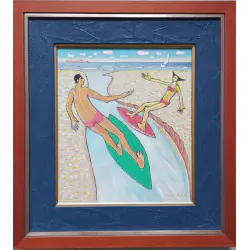 Potok Oliwski na Deskach (2015) 59×53cm | Czesław Tumielewicz