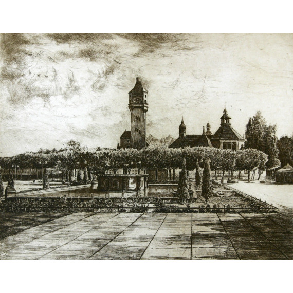 Sopot -Latarnia Morska,50,×60cm Górecki Wojciech