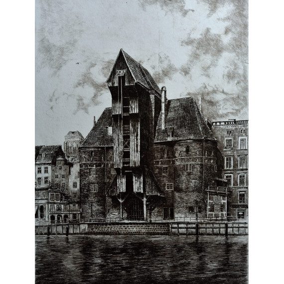 Gdańsk - Żuraw,80×60,cm Górecki Wojciech