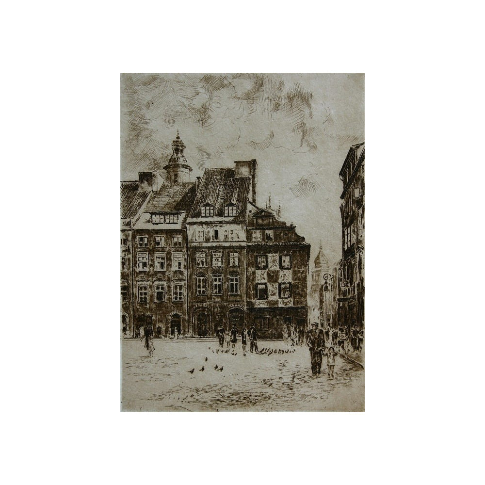 Warszawa Starówka 24×18cm. Górecki Wojciech