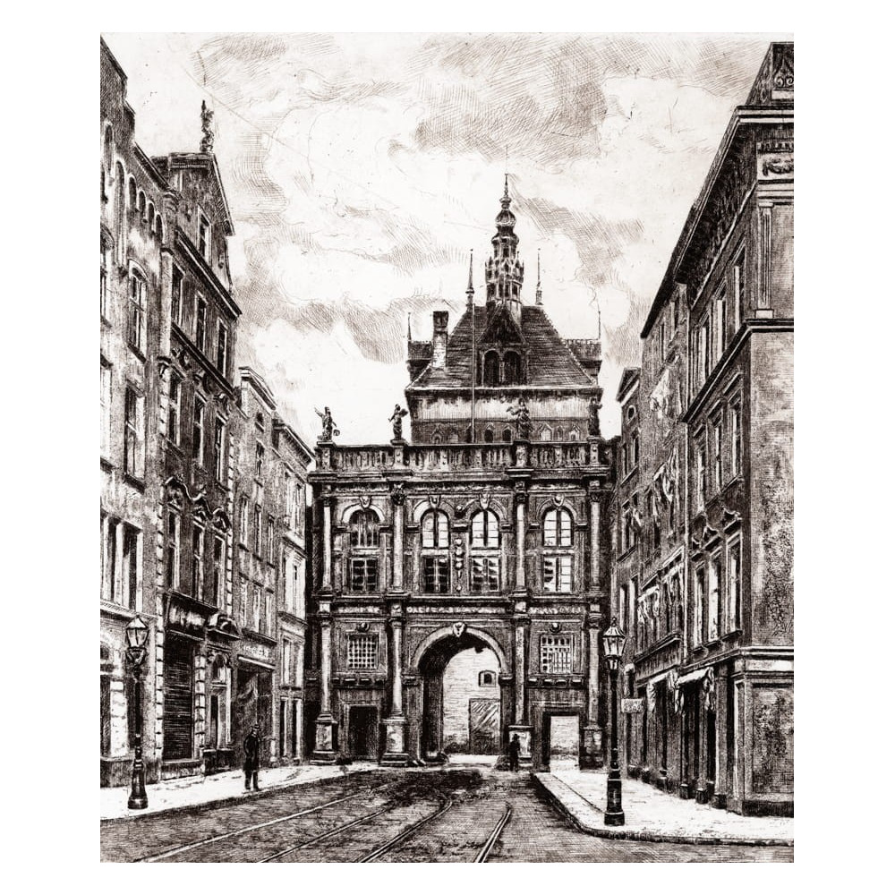 Brama Złota  40,×35cm. Górecki Wojciech